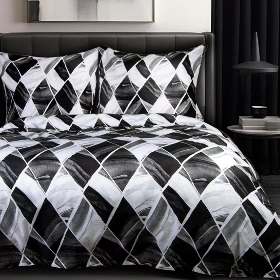 71480/1 Геометрично памучно спално бельо Cottonlove Darymex