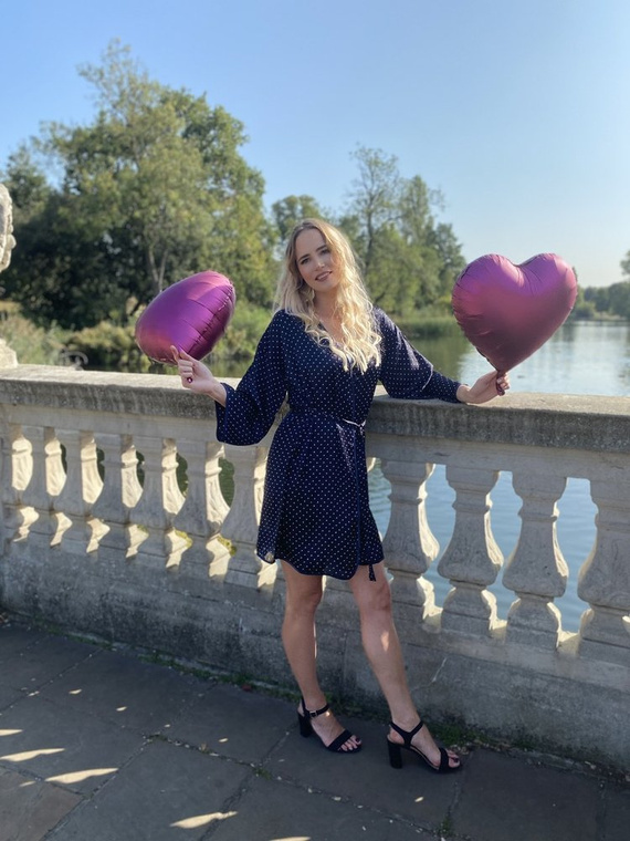 370 Дамски халат Laurine Forex - тъмно син