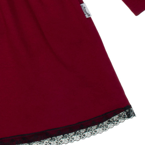 163178 Рокля за момиче "Магията на Коледа" Никол - бордо