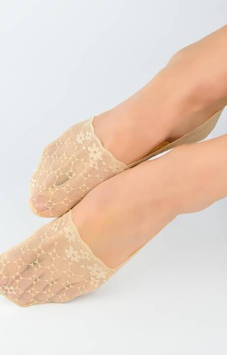 SN053 Дамски балеринки Noviti - бежови