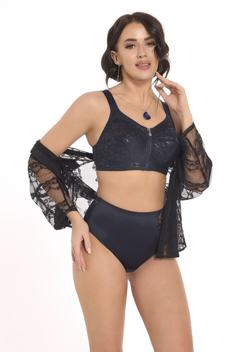 Zuza 586 Viki Night Bra, син, черен – мек, без банели, удобен и елегантен