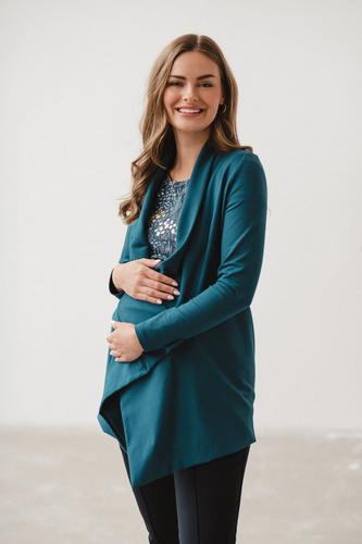 Жилетка за бременни Mama Wrap Milk&Love, тъмносиня