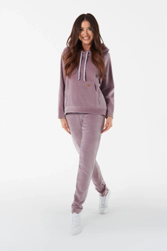 Oliw Дамски суитшърт с качулка Italian Fashion - heather