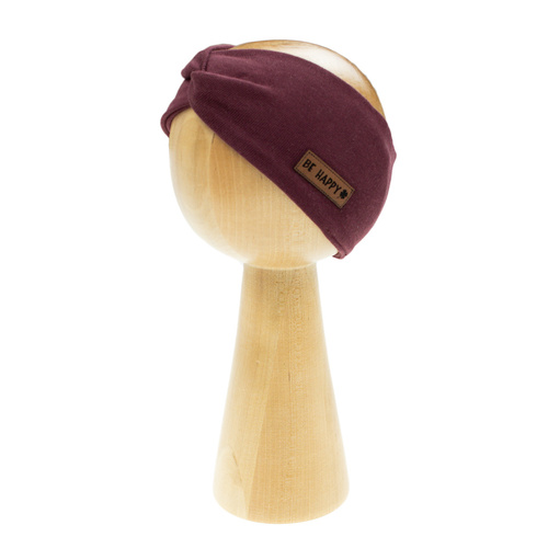 217066 Алиса Никол памучна лента за глава – бордо