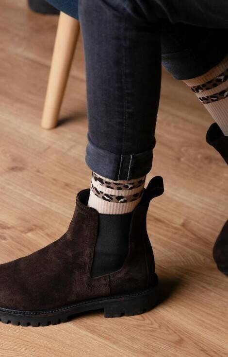 арт.099 Дамски чорапи Steven - бежови 41