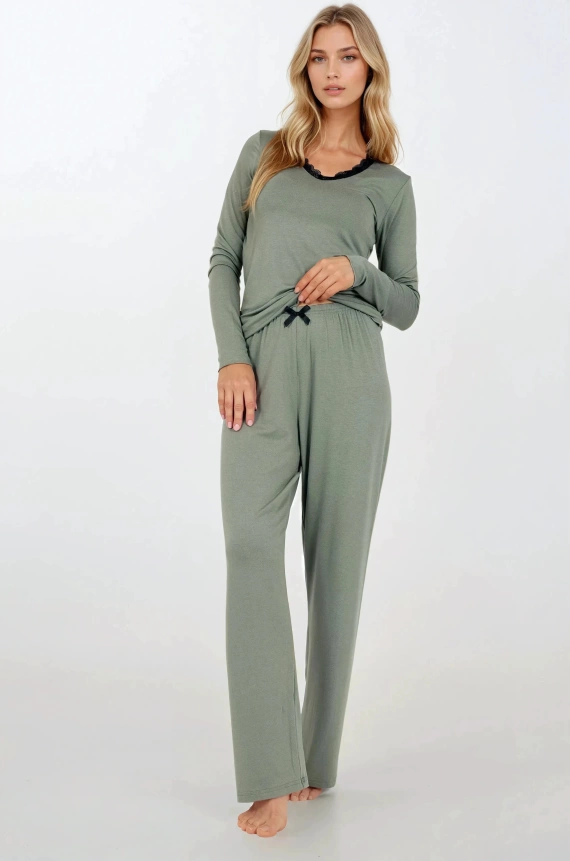 Зелена дамска пижама Emerald Dreams Momenti Per Me