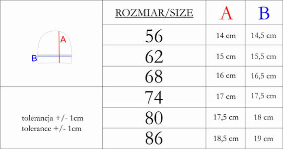 214055 Муки Бебешка шапка с възел Никол