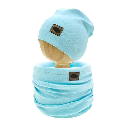 141306 Комплект шапка + шал Nicol - тюркоаз