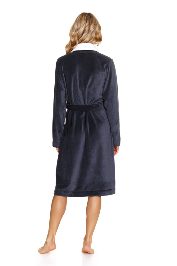 7182 Дамски халат Doctor Nap Plus Size - сив