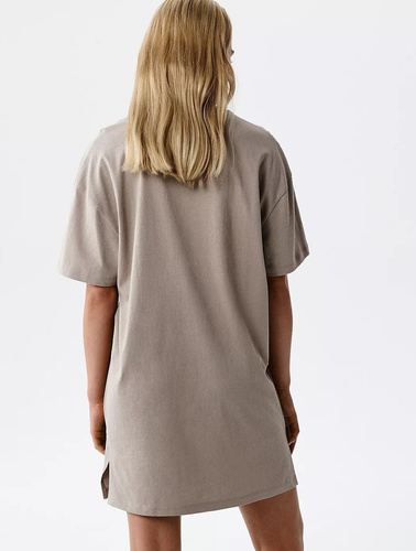 NLD-001 дамска нощница 100% памук, свободна кройка