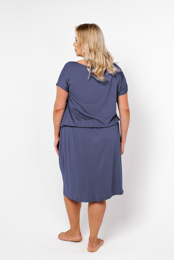 Paramo Дамска рокля Италианска мода - синя