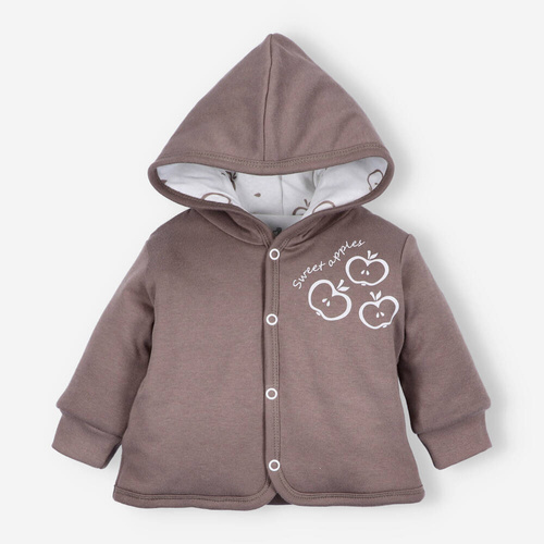 ABN-5308/CZE Happy Apples Яке от органичен памук Nini малина