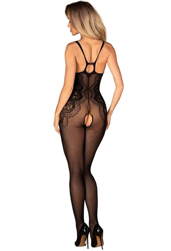 G335 Bodystocking Obsessive - czarny