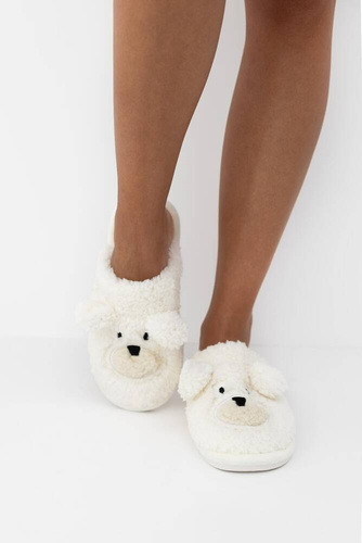 Дамски чехли Mary Sensis - бели