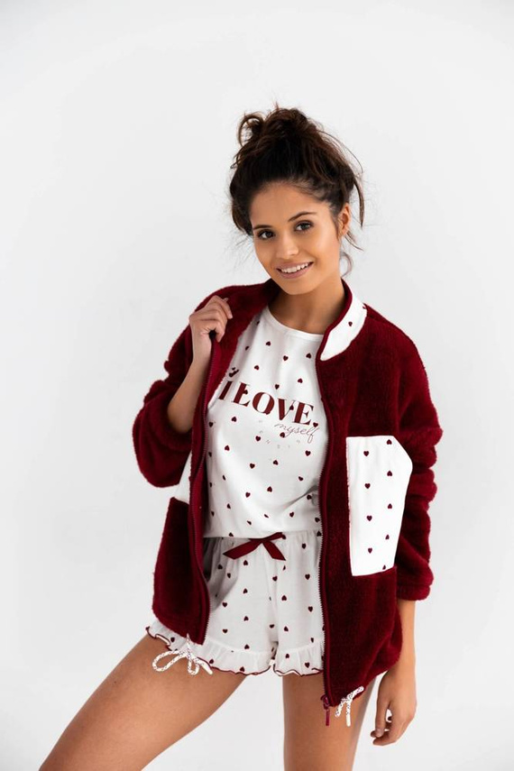 Дамски суитчър Simonette Sensis - бяло бордо