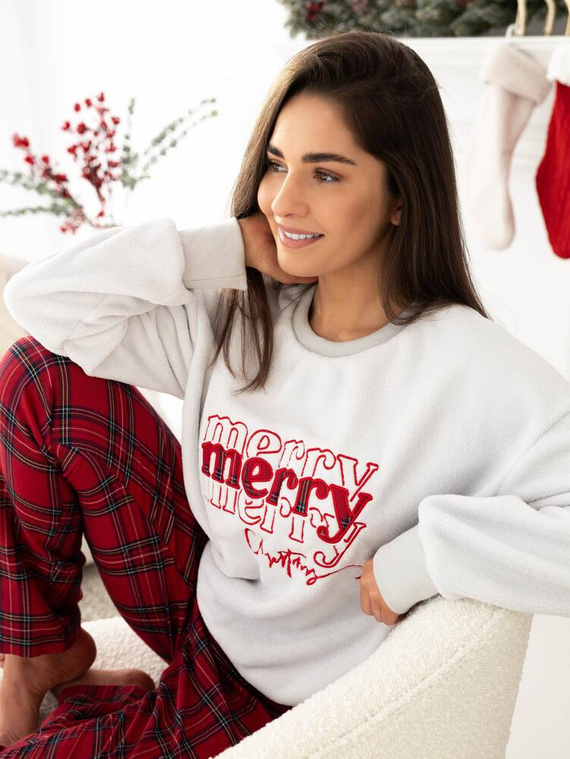 Дамска пижама Sensis на Gween Soft/Flannel - сива