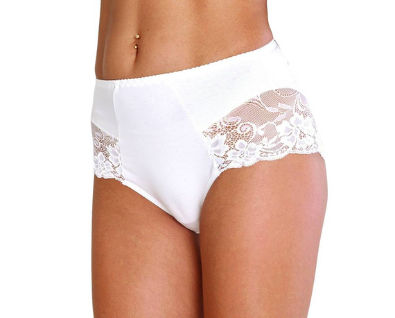 530 Iness Гащи с висока талия De lafense - бели