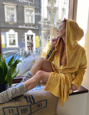 626 Abigail Дамски къс халат Forex - мед