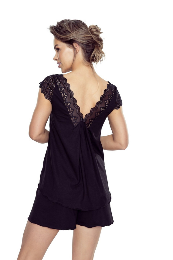 Дамска пижама Mirana First Lady Eldar - черна