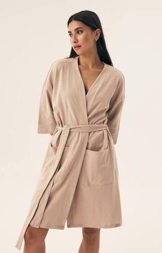 42779 Дамски халат Nilsa Henderson - пясък