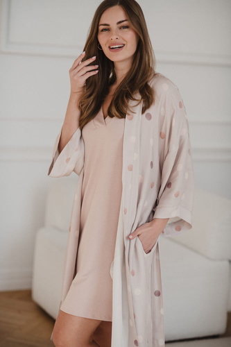 Бамбуков халат за бременни Polka Dots Milk&Love