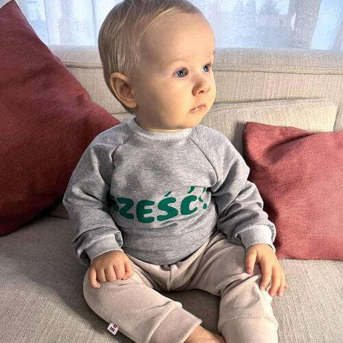 Суичър Hello World Eevi - сив