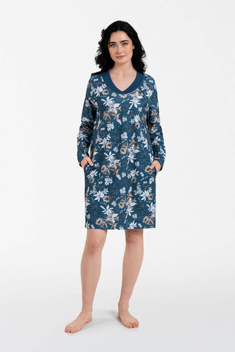 Nikjana дамска туника с дълъг ръкав Италианска мода - принт 