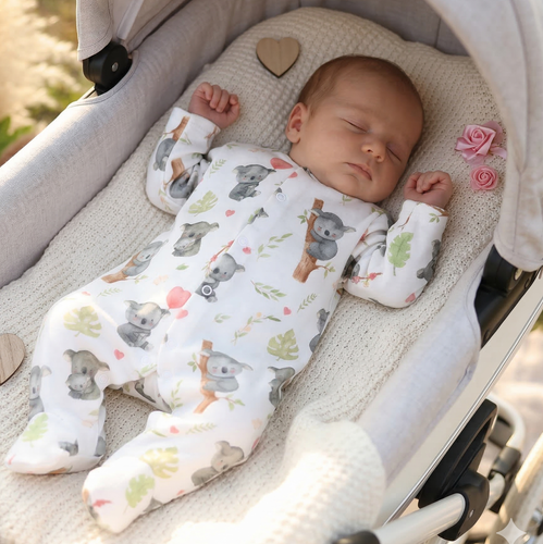 Бебешки гащеризон Sweet Koala Nini 100% органичен памук – за новородени