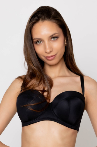 19231 Сутиен балконет Mediolano Angel – лицева опора, свалящи се презрамки, силиконова лента