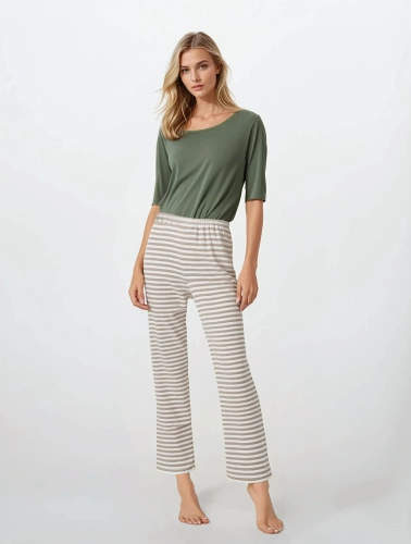 Forest Whispers Momenti Per Me дамска пижама зелена