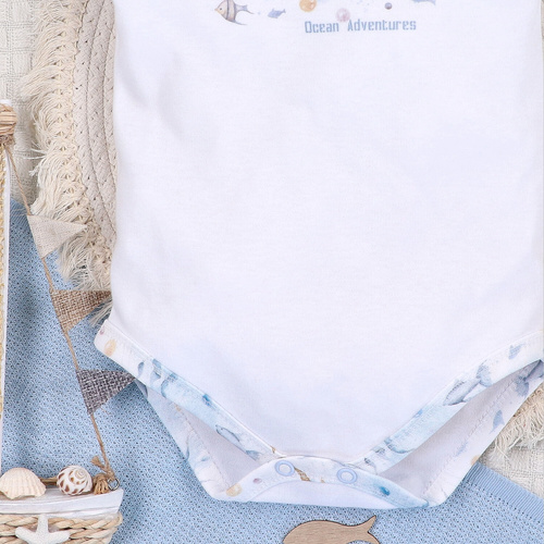 ABN-5448 Боди от био памук Sea Of Joy Nini – органичен памук, къс ръкав