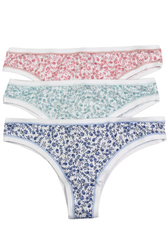 GD139-5H100 Бразилски бикини Cotonella 3 пакета – памук, чувствена кройка, ежедневен комфорт