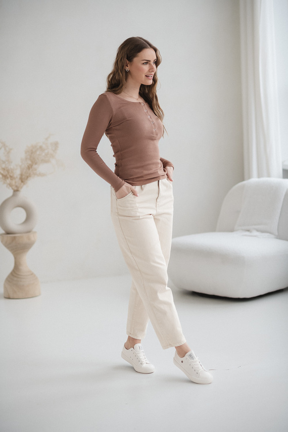 Блуза за бременни и кърмене Tummy Milk&Love вискоза toffee