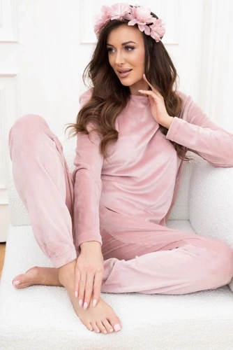 Дамски комплект Akara Italian Fashion - прахово розово