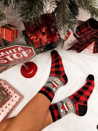 1283.001 Krata i Renifer – дамски коледни чорапи Milena