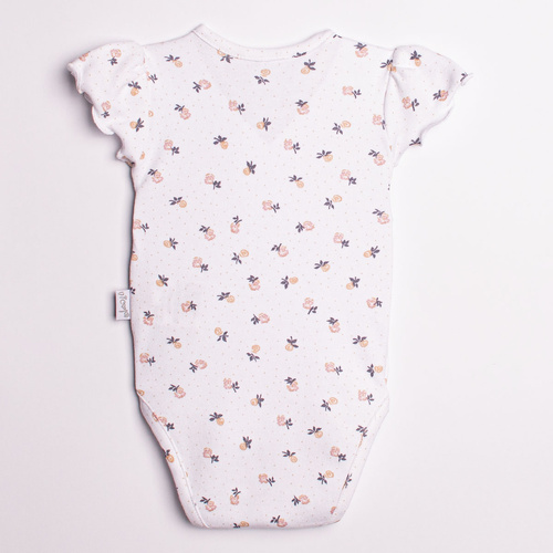 Бебешко боди с къс ръкав и цветен принт – Nicol, 220094