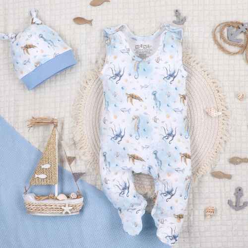 ABN-5449 Спален костюм Sea Of Joy Nini – органичен памук, удобно закопчаване