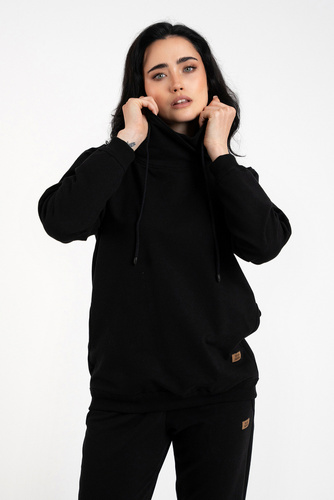 Дамска блуза Malmo Италианска мода - черна