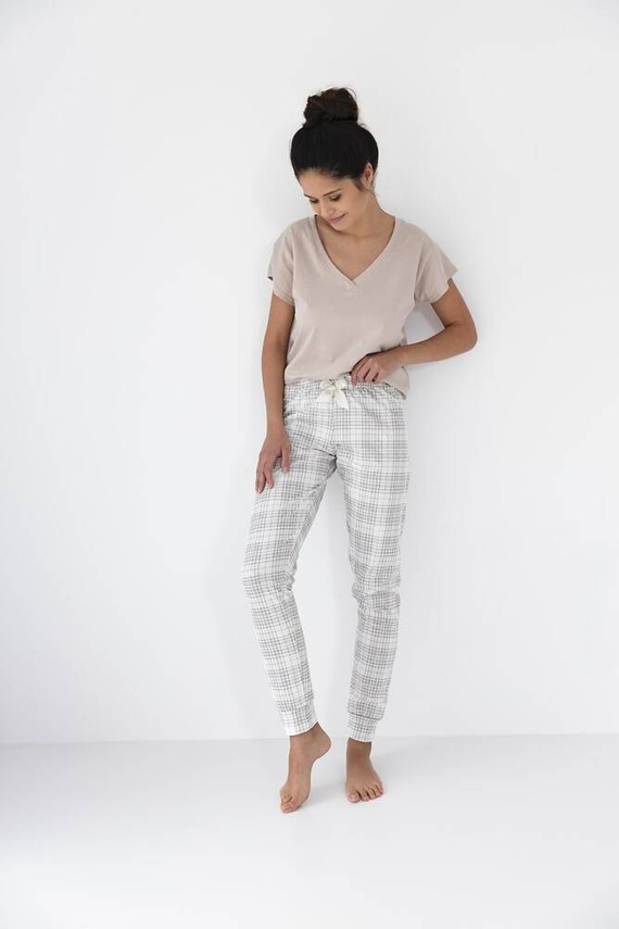 Женска пижама Lena Sensis - бежова