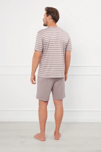 Bert Мъжка пижама Италианска мода - капучино
