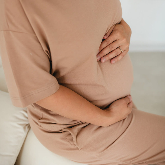 Дамска oversize тениска Eevi for Women – памук и модал | Минималистичен стил, произведено в Полша