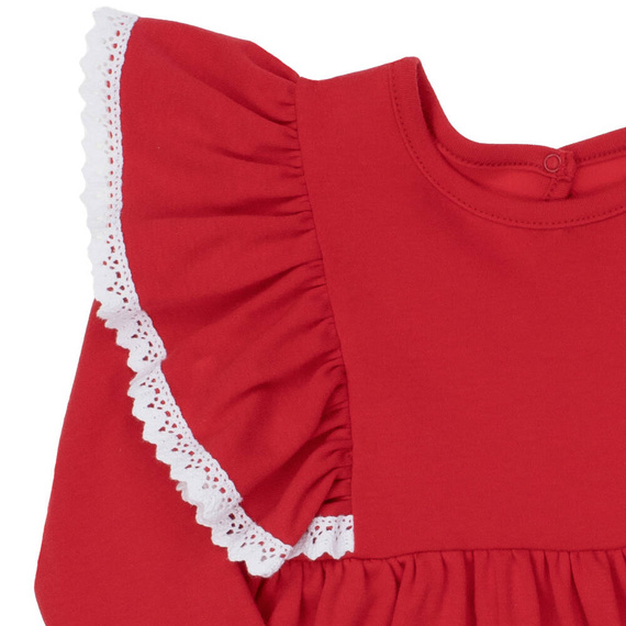 163179 Рокля за момиче "Магията на Коледа" Никол - червена