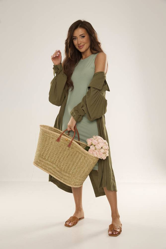 707 Freya Дамска рокля De Lafense - грах