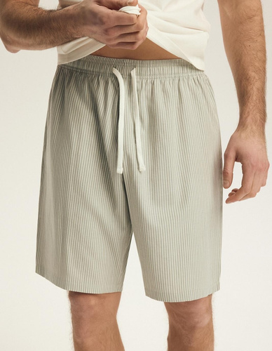 Мъжка пижама Henderson 43454 Nigri крем – 100% памук, лятна