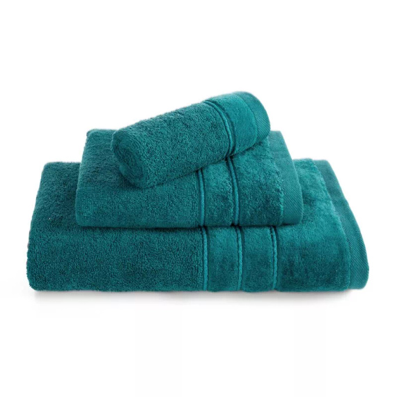 Комплект кърпи Eurofirany 3 бр меки и попиващи кърпи премиум Sibel dark turquoise