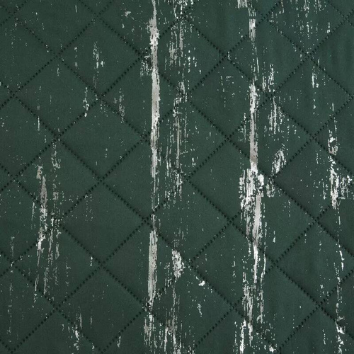 Декоративно покривало Blink 1 Design91 тъмно зелено/сребристо