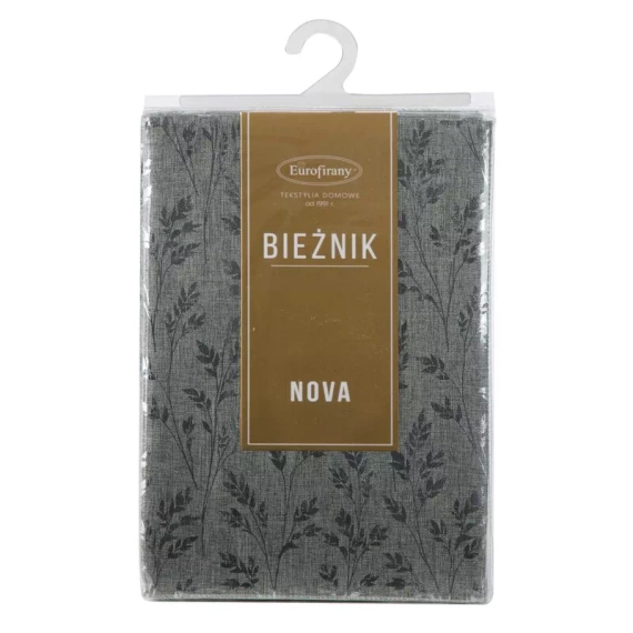 Листа за покривка Симона с щампа лъскава европерде, сребристо