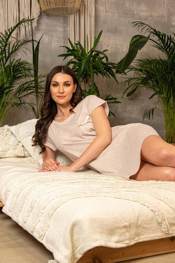 677 Mariposa II Forex нощница - бежов меланж