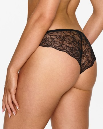 2605 Lupoline черни дантелени бикини за жени