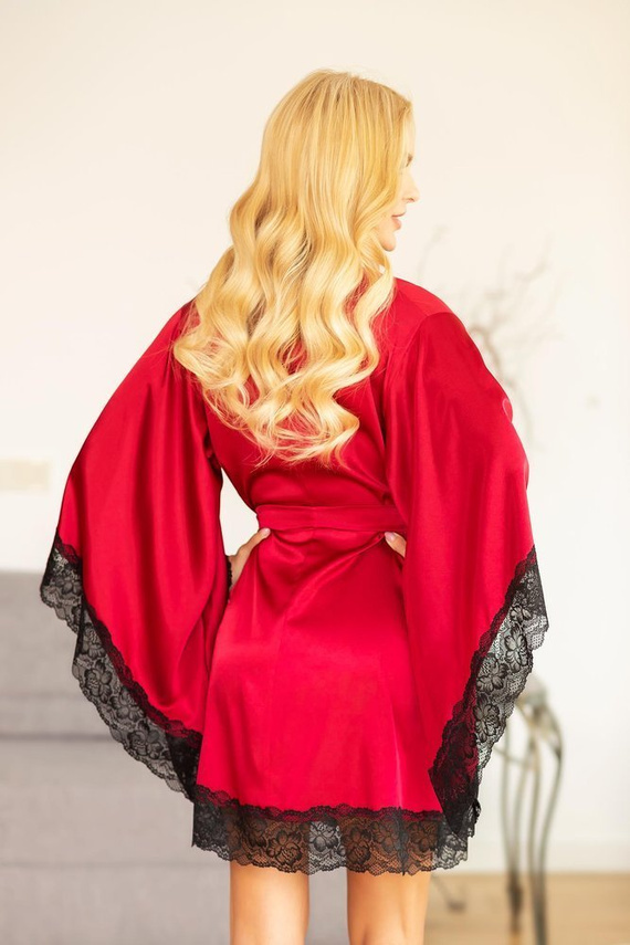 Дамски халат Kalimo - бордо